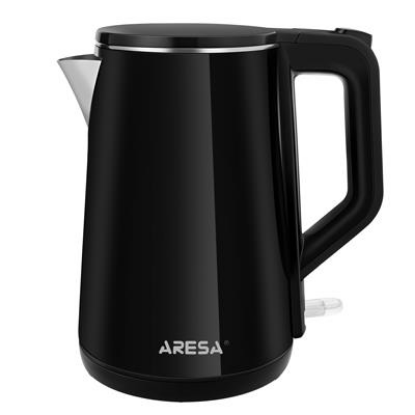 Изображение Электрический чайник Aresa AR-3474 (2200 Вт/1,5 л /пластик, нержавеющая сталь/черный)