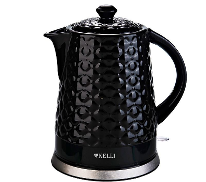 Изображение Электрический чайник Kelli KL-1376 (2400 Вт/1,8 л /керамика/черный)