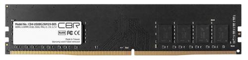 Изображение Оперативная память 8 GB DDR4 CBR CD4-US08G26M19-00S (21300 МБ/с, 2666 МГц, CL19)