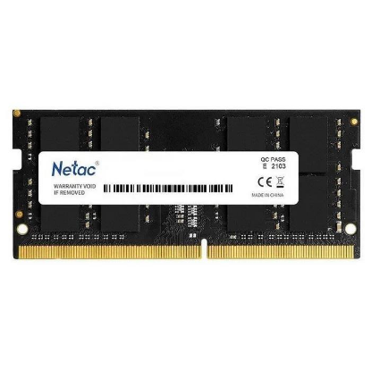 Изображение Оперативная память 8 GB DDR4 NETAC NTBSD4N26SP-08 (21300 МБ/с, 2666 МГц, CL19)