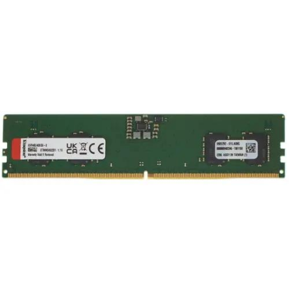 Изображение Оперативная память 8 GB DDR5 Kingston KVR48U40BS6-8 (38400 Мб/с, 4800 МГц, CL40)