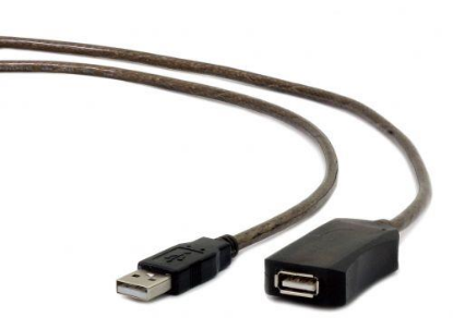 Изображение Кабель удлинительный Filum FL-C-U2-AM-AF-10M USB 2.0 A USB 2.0 A черный 10 м