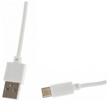 Изображение Кабель соединительный Cactus CS-USB.A.USB.C-1.8 USB 2.0 A USB Type-C белый 1,8 м