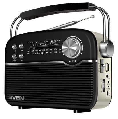 Изображение Радиоприемник Sven SRP-500 черный