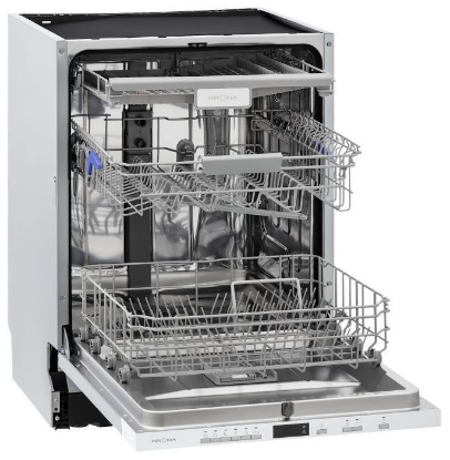 Изображение Встраиваемая посудомоечная машина Krona WESPA 60 BI (полноразмерная, 14 комплектов)