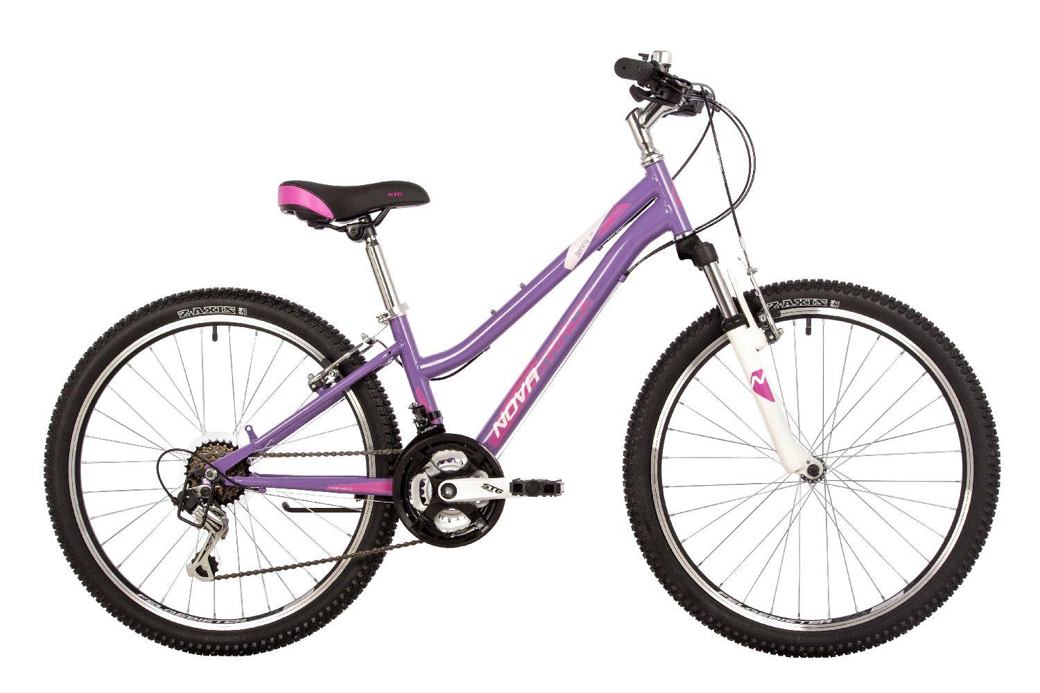 Изображение Велосипед Novatrack Jenny Pro 24 (161919) (фиолетовый/24 "/12.0 ")-2023 года 24SHV.JENNYPRO.12VL23