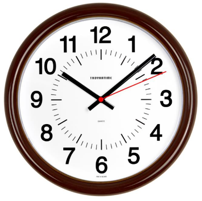 Изображение Настенные часы Troyka 21234211 коричневый