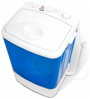 Изображение Активаторная стиральная машина Мастерица WM-0101 (2 кг/белый/синий)