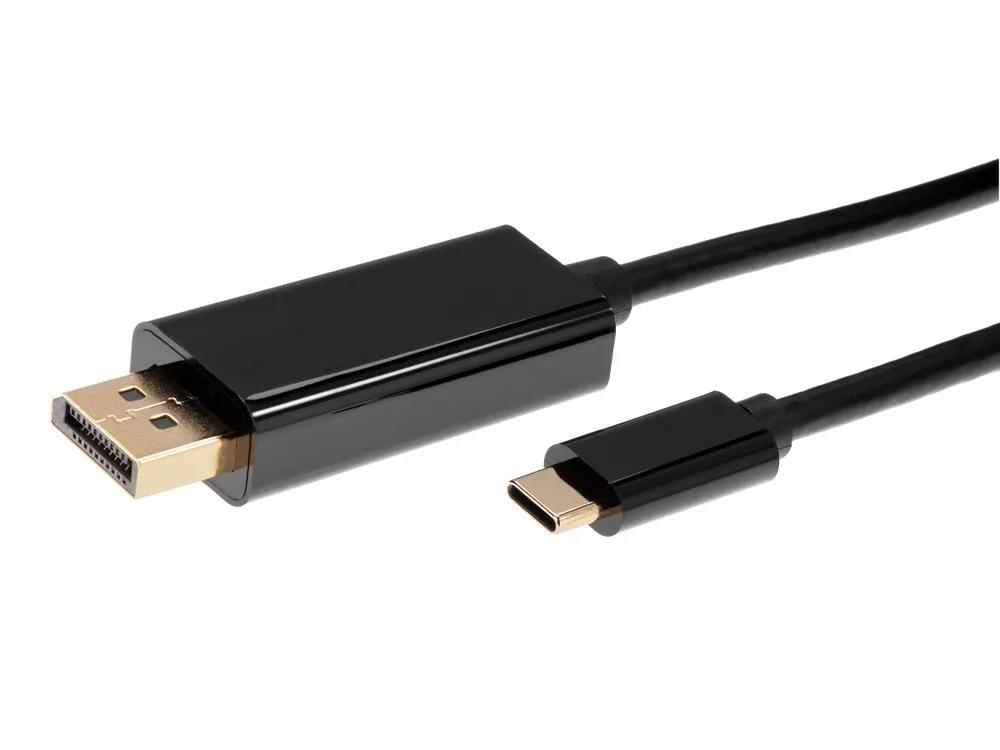 Изображение Кабель Aopen ACU422C-1.8M USB Type-C-DisplayPort (черный) (1,8 м)