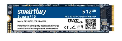 Изображение SSD диск SmartBuy Stream P16 512 Гб 2280 (SBSSD512-STP16-M2P4)