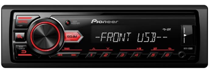 Изображение Автомагнитола Pioneer MVH-85UB [ПИ], (4x50 Вт, сегментный дисплей, черный)