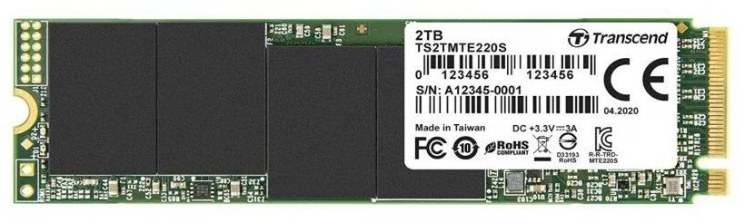 Изображение SSD диск Transcend MTE220S 2000 Гб 2280 (TS2TMTE220S)