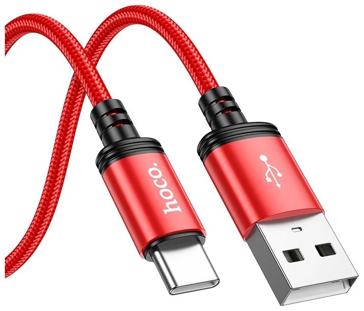 Изображение Кабель соединительный Hoco X89 USB 2.0 A USB Type-C красный 1 м