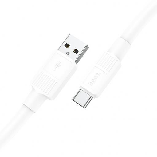 Изображение Кабель соединительный Hoco X84 Solid USB 2.0 A USB Type-C белый 1 м