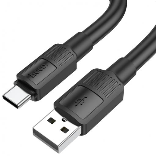 Изображение Кабель соединительный Hoco X84 Solid USB 2.0 A USB Type-C черный 1 м