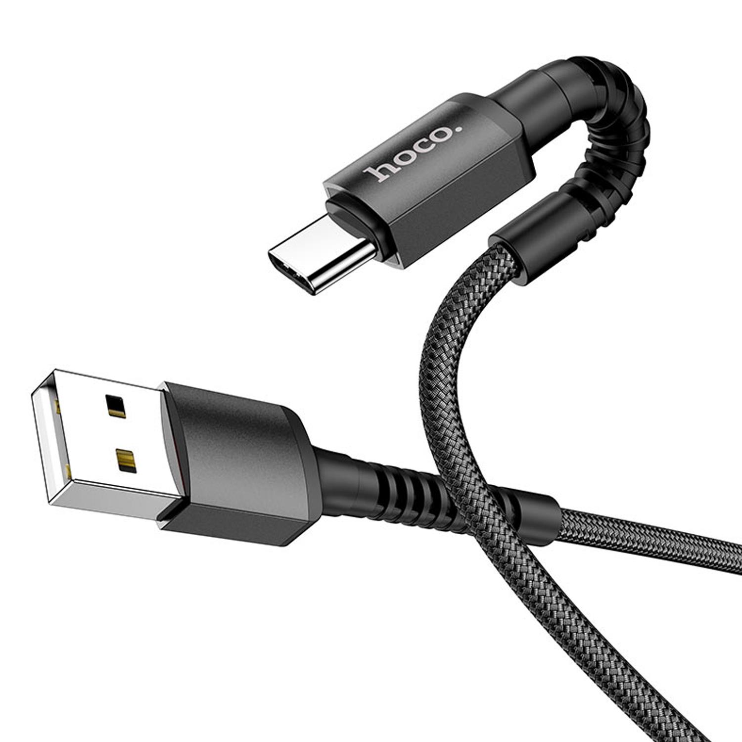 Изображение Кабель соединительный Hoco X71 Especial USB 3.0 A USB Type-C черный 1 м