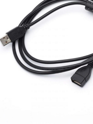 Изображение Кабель удлинительный Exployd EX-K-1484 USB 2.0 A USB 2.0 A черный 2 м