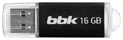 Изображение USB flash BBK 016G-RCT,(USB 2.0/16 Гб)-черный ()