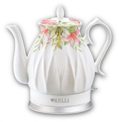 Изображение Электрический чайник Kelli KL-1381 (2400 Вт/2 л /керамика/белый)