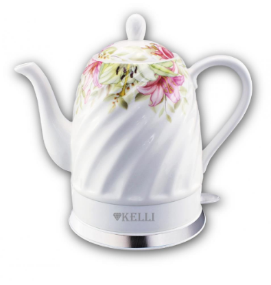 Изображение Электрический чайник Kelli KL-1383 (2400 Вт/1,7 л /керамика/белый)