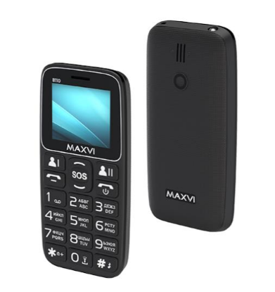 Изображение Мобильный телефон MAXVI B110,черный