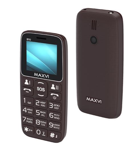 Изображение Мобильный телефон MAXVI B110,коричневый