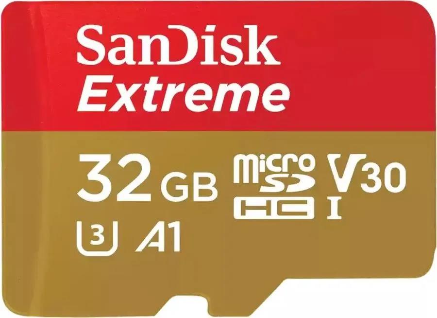 Изображение Карта памяти SanDisk MicroSDHC Extreme Class 10 32 Гб  SDSQXAF-032G-GN6MN