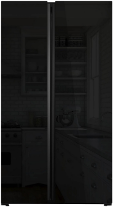 Изображение Холодильник Hyundai CS6503FV черное стекло чёрный (A++,347 кВтч/год)