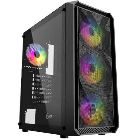 Изображение Корпус PowerCase Mistral Edge (mATX, ATX, Mini-ITX, черный, без БП)/(CMIEB-L4)