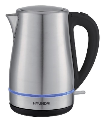 Изображение Электрический чайник Hyundai HYK-S3020 (2200 Вт/1,7 л /пластик, нержавеющая сталь/сталь)