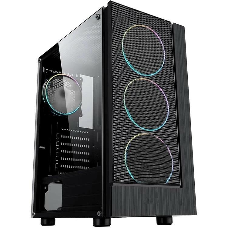 Изображение Корпус Formula F-33RGB (ATX, черный, без БП)/()