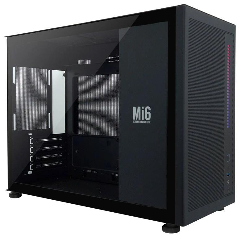 Изображение Корпус 1STPLAYER MIKU Mi6 (mATX, Mini-ITX, черный, без БП)/()