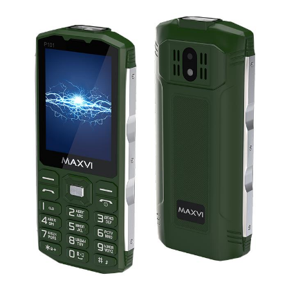 Изображение Мобильный телефон MAXVI P101,зеленый