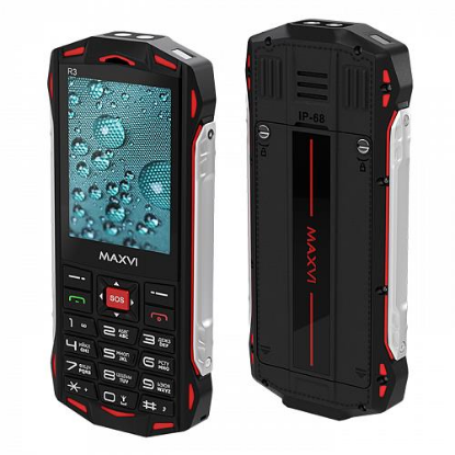 Изображение Мобильный телефон MAXVI R3,красный