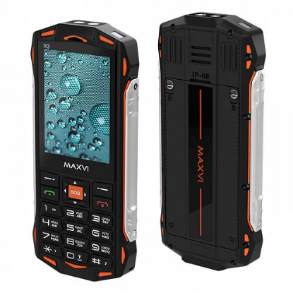 Изображение Мобильный телефон MAXVI R3,оранжевый