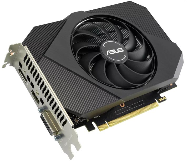 Изображение Видеокарта Asus NVIDIA GeForce GTX 1630 4 Гб (NVIDIA GeForce GTX 1630, GDDR6)/(PH-GTX1630-4G)