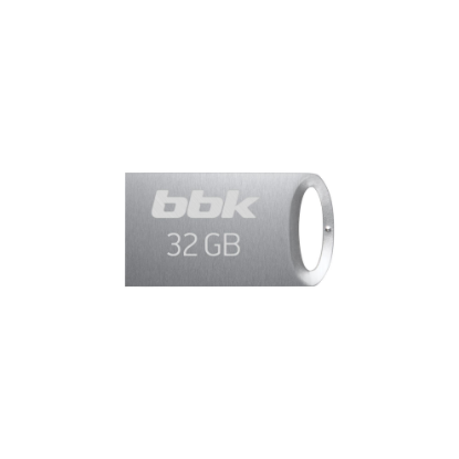 Изображение USB flash BBK 032G-TG105,(USB 2.0/32 Гб)-серебристый ()