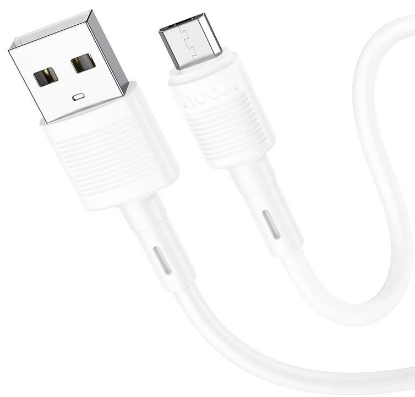 Изображение Кабель соединительный Hoco X83 Victory USB 2.0 A Micro USB 2.0 B белый 1 м