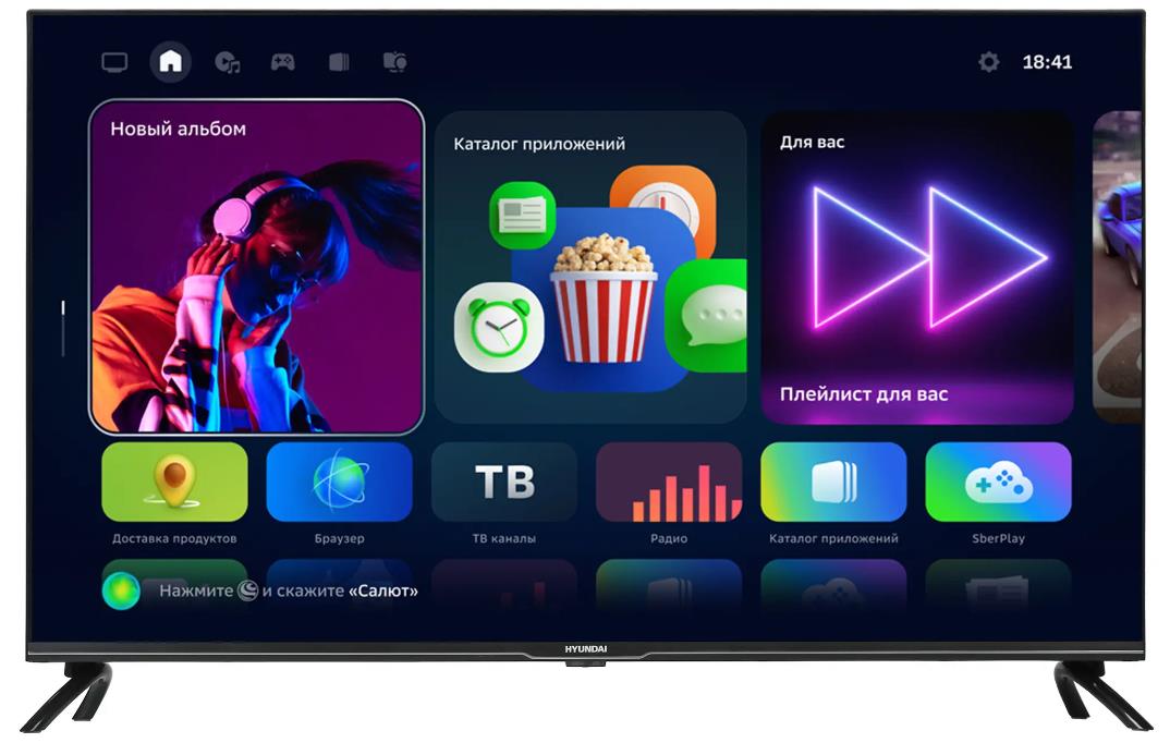 Изображение Телевизор Hyundai H-LED43BU7000 43" 4K UHD Smart TV черный