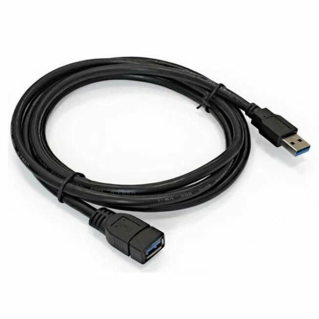 Изображение Кабель соединительный ExeGate EX-CC-USB3-AMAF-0.5 USB 3.0 A USB 3.0 A черный 0,5 м