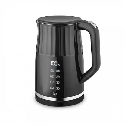 Изображение Электрический чайник BQ KT1801SW (2200 Вт/1,7 л /пластик, нержавеющая сталь/черный)