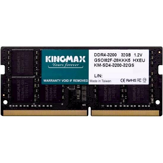 Изображение Оперативная память 1x32 GB DDR4 Kingmax KM-SD4-3200-32GS (25600 МБ/с, 3200 МГц, CL22)