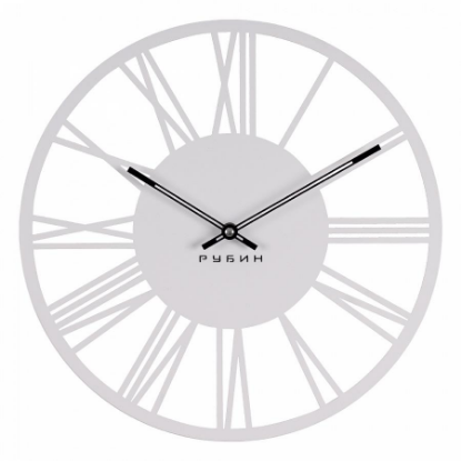 Изображение Настенные часы Рубин 3532-003 белый