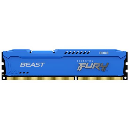 Изображение Оперативная память 8 GB DDR3 Kingston Fury Beast Blue (12800 МБ/с, 1600 МГц, CL10)