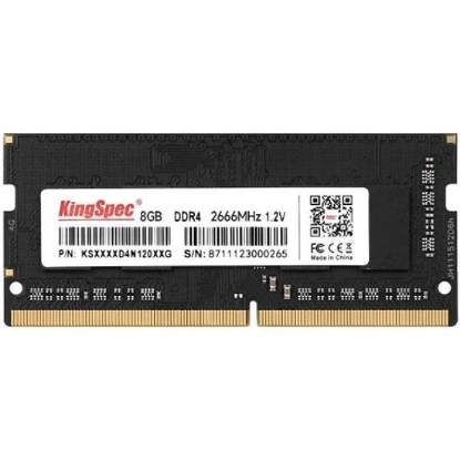 Изображение Оперативная память 8 GB DDR4 KingSpec KS2666D4N12008G (21300 МБ/с, 2666 МГц, CL19)