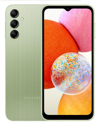 Изображение Смартфон Samsung Galaxy A14 (128 Гб/4 Гб) светло-зеленый