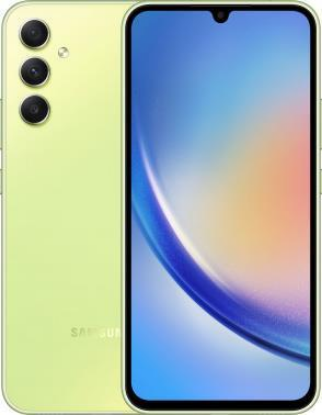 Изображение Смартфон Samsung Galaxy A34 5G (128 Гб/6 Гб) зеленый