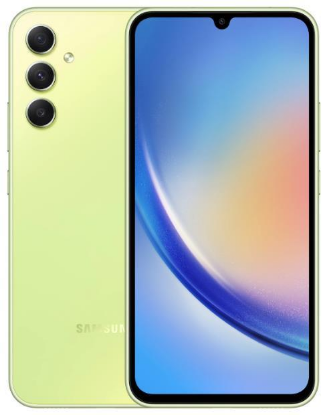 Изображение Смартфон Samsung Galaxy A34 5G (256 Гб/8 Гб) зеленый