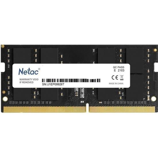 Изображение Оперативная память 16 GB DDR4 NETAC NTBSD4N32SP-16 (25600 МБ/с, 3200 МГц, CL22)
