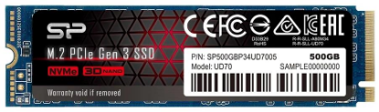 Изображение SSD диск Silicon Power UD70 500 Гб 2280 (SP500GBP34UD7005)